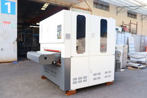 Lijadora de Banda Ancha para Muebles, MDF y Gabinetes, de Gran Potencia, con 3 Bandas, para Lijar Madera Contrachapada - Product Image 3