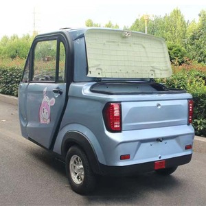 Mini tricycle électrique 2 portes <span class=keywords><strong>4</strong></span> <span class=keywords><strong>places</strong></span> + adulte + Tricycle Pickup Fashion Electric Cargo Tricycle <span class=keywords><strong>4</strong></span> Pasenyer Supplier 1000W Tres Ruedas - Product Image 3