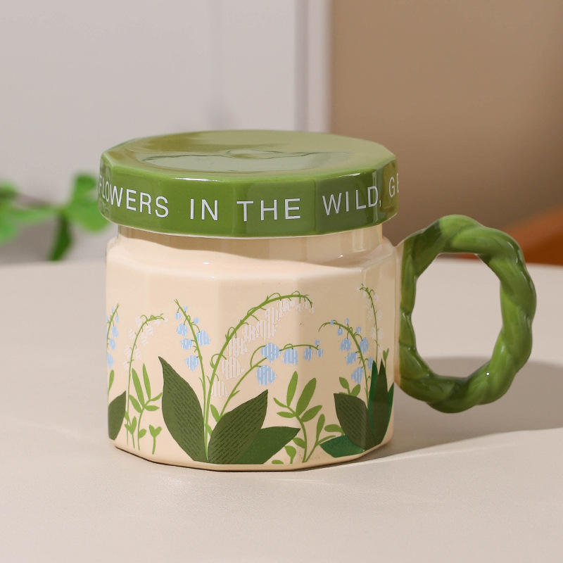 เพิ่มความหรูหราให้กับแก้วมัค - สีเขียว