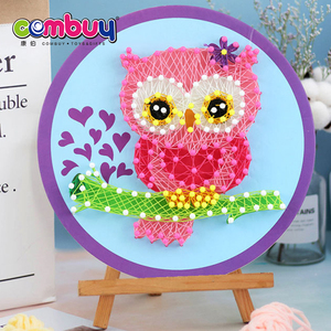 Toiles éducatives pour l'artisanat DIY, kits d'<span class=keywords><strong>art</strong></span> en ficelle 3D pour enfants - Product Image 2