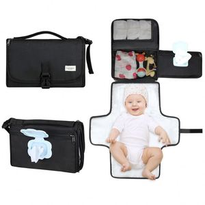 Échantillon gratuit, prix de gros compétitif, tapis à langer imperméable personnalisé, tapis à langer portable pour bébé - Product Image 1