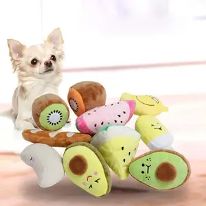 wholesale Cat plush toys, fruits and vegetables, a variety of boring, vocal, bite-resistant dog supplies, pet toys