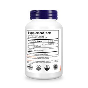 Fabricant de compléments alimentaires, vitamine K2 D3, soutient la santé des os et complément alimentaire pour adultes - Product Image 3