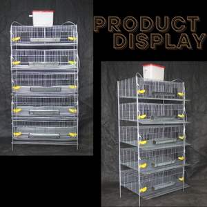 <span class=keywords><strong>Cage</strong></span> à 6 couches pour <span class=keywords><strong>cage</strong></span> de caille commerciale de grande capacité - Product Image 3