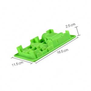 133 5 تجويف سيليكون قالب الشوكولاتة في روبوت الشكل ، 3D علبة ثلج مكعب المنزل اليد جعل تزيين الكعكة - Product Image 3