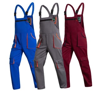 Combinaison de travail résistante à l'usure, à la saleté, respirante, en coton mélangé, multi-poches, pour le travail, uniforme de travail - Product Image 1