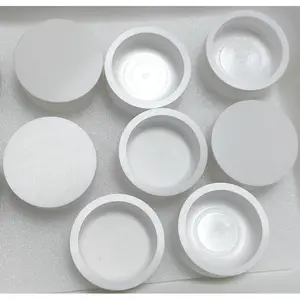 2000C High Temperature Zirconia Sintering Crucible Cup Cover With Lids