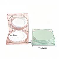 Boîte à poudre compacte vide Jialin personnalisée 15g, étui coussin d'air, emballage plastique cosmétique pour crème BB CC