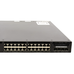 Commutateur réseau d'entreprise WS-C3650-24TD-S/E/L C3650 24 ports Ethernet 10/100/1000BASE-T 2 ports SFP+ Uplink 10G - Product Image 1