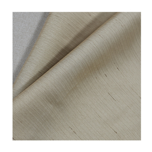 <span class=keywords><strong>Tissu</strong></span> de rideau de tapisserie d'ameublement d'hôtel ignifuge de style uni et flammé de mélange de soie de polyester 100% prêt à l'emploi - Product Image 1