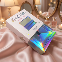 Großhandel Ausgefallenes Design 3D-Laserdruck Weiße Pappe Lippenstift Kosmetik Holografische Geschenkbox