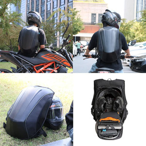 Free Sample Expandable Waterproof Leather Motorcycle Pizza Thermal Cooler Backpack 45L Food Insulated <b>Delivery</b> <b>Bag</b> for <b>Bikes</b> - Product Image 3