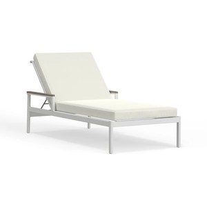 Cómoda Tumbona de Aluminio para Exteriores con Marco Metálico, Ideal para Tomar el Sol en la Piscina - Product Image 1