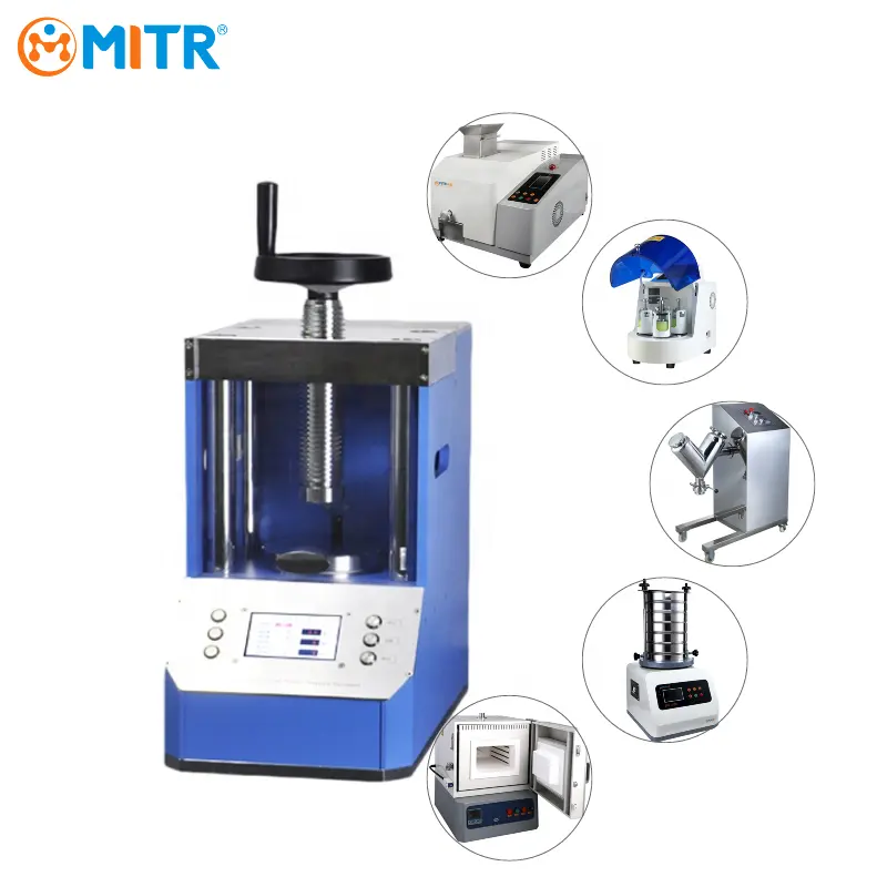 معصرة مختبرات احترافية من MITR 1-60T معصرة غسل مسحوق آلية كهربائية هيدروليكية مختبرية ميكانيكية للضغط