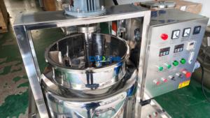 CYJX 50L tangki pencampur pemanas listrik tangki peleburan Gelatin dengan homgenizer pencampur geser tinggi Mixer industri dengan pemanas - Product Image 2