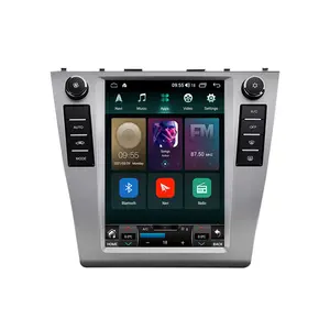 Mekede rádio automotivo multimídia, rádio automotivo com tela vertical, android, para toyota camry 2008-2012 ips, dsp, 4g, lte