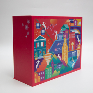 Boîte cadeau coulissante de luxe personnalisée à tiroir Boîtes cadeaux en papier carton Emballage avec impression de logo - Product Image 3