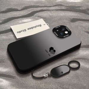 Funda de Teléfono de TPU con Degradado de Color, Absorción de Impactos, con Anillo y Correa para Colgar, Compatible con <span class=keywords><strong>iPhone</strong></span> 17promax/16/15/<span class=keywords><strong>14</strong></span>/13/12/11/X - Product Image 4