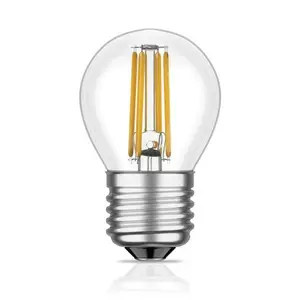 Hot sale E26 E27 Clear Amber P45 Vintage light bulbs 2W 4W 6W Regid Filament G45 Replacement Led bulb for String Light