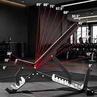 Banc de musculation portable et stable en acier renforcé, réglable, durable, pour l'entraînement de force commercial