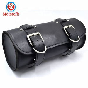 Motorefit-Bolsa de herramientas para horquilla delantera de cuero PU para motocicleta, alforja de equipaje para Harley, Chopper, Bobber Cruiser - Product Image 1