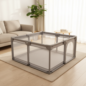 Parc de <span class=keywords><strong>jeu</strong></span> pliable moderne en plastique écologique et durable pour bébé, utilisable en intérieur et en extérieur, pour la salle à manger, la maison, le parc, l'école, la chambre et le <span class=keywords><strong>salon</strong></span> - Product Image 6