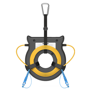 Réflectomètre optique à <span class=keywords><strong>domaine</strong></span> temporel Orientek TFLC-2 (OTDR) avec boîte de lancement de fibre et étui de rangement pour adaptateurs SC UPC APC et anneaux de fibre - Product Image 3