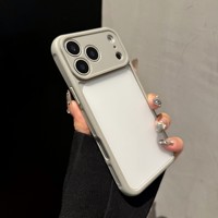 Coque de téléphone pour iPhone 17, motif animal, cadre de refroidissement, finition mate semi-transparente, protection intégrale anti-chute 360°