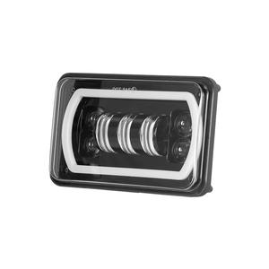 TCYATO Faro Cuadrado <span class=keywords><strong>de</strong></span> 4x6 para Vehículo Modificado con <span class=keywords><strong>Ojo</strong></span> <span class=keywords><strong>de</strong></span> Ángel y Luces <span class=keywords><strong>de</strong></span> 5 Pulgadas para Luz Alta y Baja - Product Image 2