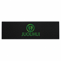 Tapis de bar en silicone antidérapant écologique personnalisé Accessoire de cocktail personnalisé Tapis de bar anti-déversement Option moins chère en caoutchouc PVC