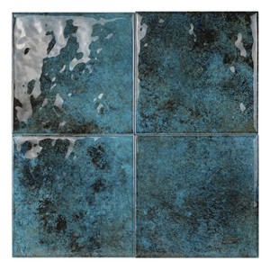 Piastrella Blu Capri 15 X 15 Cm, Spessore 8 Mm, Finitura Lucida, Bordi Irregolari - Product Image 2