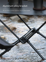 Pied de table de pique-nique IGT moderne pliable pour camping, pieds de table en métal et aluminium ultralégers portables réglables en hauteur pour l'extérieur