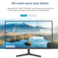 Hotline Ventes Directes 27 Pouces 75/165Hz Moniteur PC Sans Cadre Grand Écran DVI Haut-Parleur TV Remplacement pour Console de Jeu Ordinateur