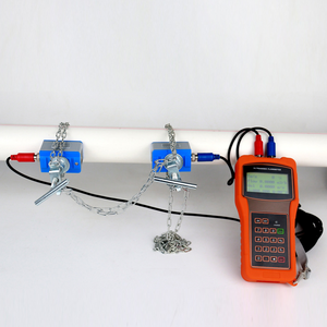 Tragbarer Handgehaltener Ultraschall-Durchflussmesser mit LCD-Anzeige 4-20 MA Sensor Klemm-Typ <span class=keywords><strong>Digital</strong></span> für Wasser Öl Gas OEM-Unterstützung - Product Image 2
