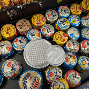 食品グレード # 202個のイージーオープンエンドチャイルドプルーフメタルアルミニウムピールオフ蓋55mm缶詰用ティアオフ蓋 - Product Image 5