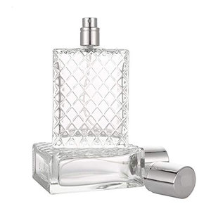 Wholesale 30ml Luxury Square Glass Perfume Bottle with Spray Cap Hot Stamping for Skin Care <b>Face</b> Cream Cosmetic Use Pump Sprayer - Product Image 3