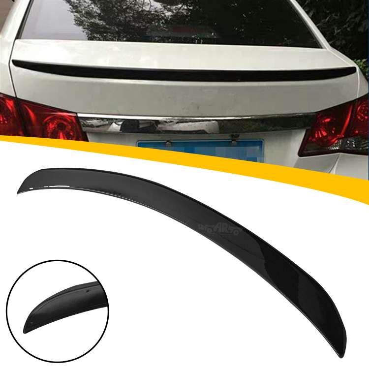 Spoiler per auto di vendita caldi Spoiler posteriore in fibra di carbonio in plastica ABS per Chevy Chevrolet Cruze 2009-2013