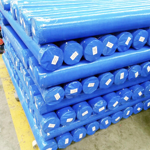 Rouleau de bâche PE de bâche imperméable <span class=keywords><strong>bleue</strong></span> de couverture de bâche ignifuge résistante - Product Image 1