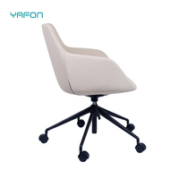 Nouveau design chaise élévatrice pivotante de bureau en tissu personnalisé en mousse moule avec roulettes