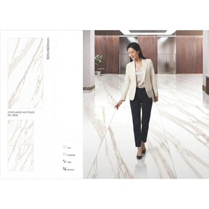 Statuario 900x1800mm Porcelain Glazed Tiles Glossy Finish For Mall And Premium Interior Spaces - Product Image 3