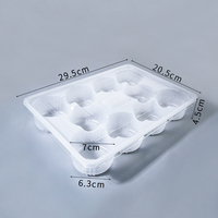 Boîte à 10 compartiments translucides pour pains vapeur farcis, sushis, gelées, pâtisseries chinoises – Compatible congélateur et micro-ondes – Qualité alimentaire PET/PP
