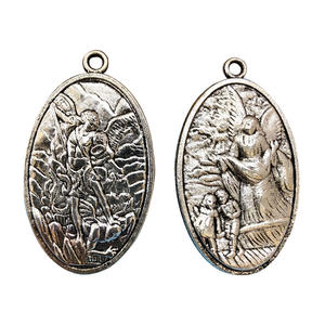 Personalizado de fábrica de plata antigua de aleación religiosa Benedict San <span class=keywords><strong>Benito</strong></span> encanto colgante para collar llavero Accesorios - Product Image 2