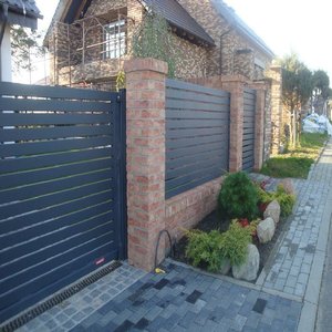 לוחות גדר לבנים איכותיים, עשה זאת בעצמך, במחיר נמוך, ללא חפירה, גדר אלומיניום מודרנית אופקית לפרטיות, אוסטרליה - Product Image 5