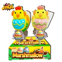 Sucettes guimauves personnalisables aux fruits, certifiées EN71, inspirées de TikTok, best-sellers, en forme de poussins mignons, snacks halal