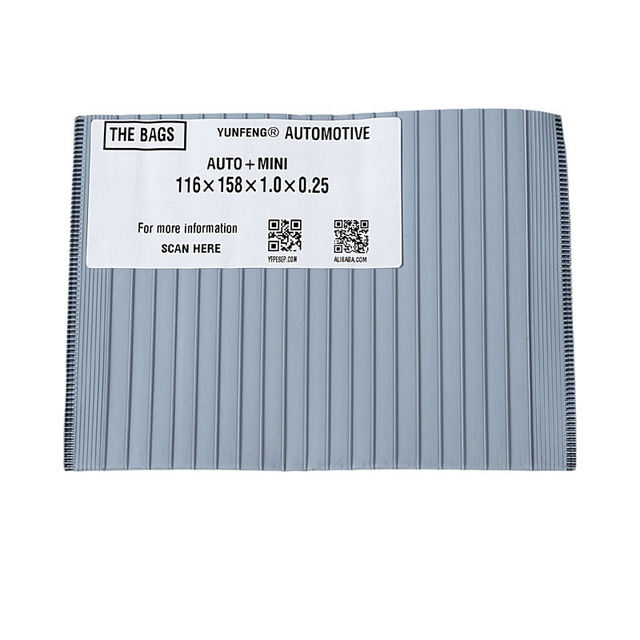 116*158*1.0*0.25mm High-Performance Acid-Resistant Design PE Battery Separator for Lead Acid Batteries
