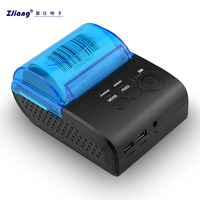 Colokan tiket tanda terima Android, Printer termal ponsel nirkabel seluler portabel Bluetooth saku 58mm 5805