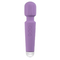 Amazons Neuer Aufladbarer Vibrator Starke Vibration Einzigartige Kopfform Ein-Klick-Steuerung für Weibliche Erwachsenen-Massagestab
