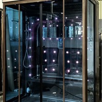 Vente directe usine : Cabine de douche vapeur humide avec baignoire et massage par jets