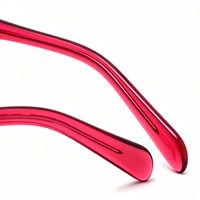 Lunettes de soleil en acétate de haute qualité, transparentes, avec blocs de couleur tendance, pour la protection extérieure