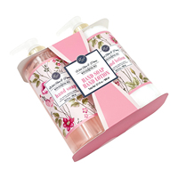Vente en gros Marque privée Soins du corps SPA pour femmes Rose Sel de bain Shampooing pour cheveux Savon pour le corps Nettoyant et lotion pour le bain Coffrets cadeaux